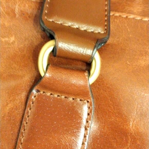 Peace Patent Leather Purse Brown Shoulder Bag Handbag Festival Boho Fairy Gypsy - Picture 9 of 10